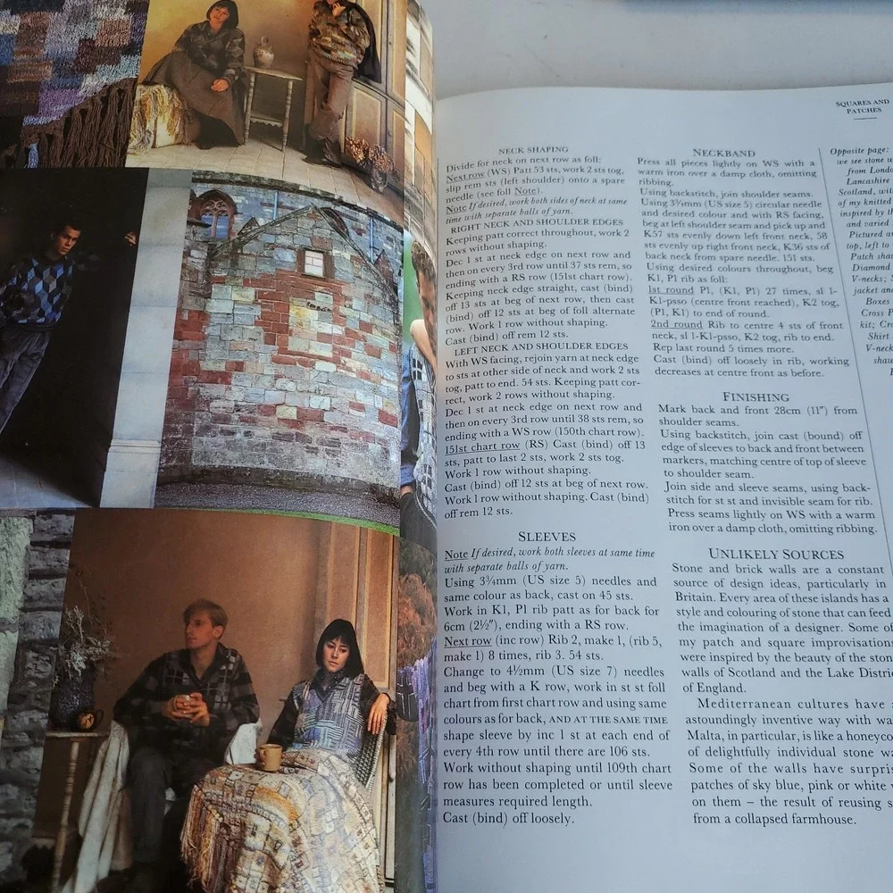 Kaffe Fassett Knitting Designs Patterns Lot of 3 Classics Color Family Album VTG